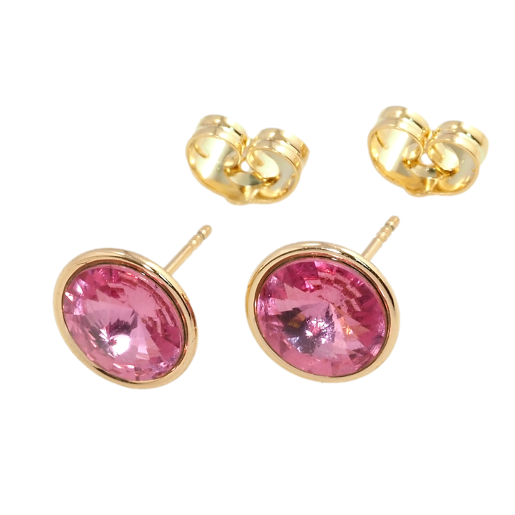 Серьги Xuping цвет 18K с кристаллами Swarovski пусеты Кристалл Глухая Оправа ø1см фото №11 Серьги Xuping цвет 18K с кристаллами Swarovski пусеты Кристалл Глухая Оправа ø1см фото №11