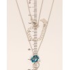 Кулон Xuping цвет Родий с кристаллами Swarovski на цепочке Котик с кристаллом Blue Zircon длина 39-44см х фото №4 Кулон Xuping цвет Родий с кристаллами Swarovski на цепочке Котик с кристаллом Blue Zircon длина 39-44см х фото №4