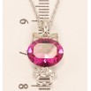 Кулон Xuping цвет Родий с кристаллами Swarovski на цепочке Котик с кристаллом Fuchsia длина 38,5-43см х 1мм фото №2 Кулон Xuping цвет Родий с кристаллами Swarovski на цепочке Котик с кристаллом Fuchsia длина 38,5-43см х 1мм фото №2