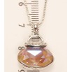 Кулон Xuping цвет Родий с кристаллами Swarovski на цепочке Сумочка кристалл Cappuccino Delite длина фото №2 Кулон Xuping цвет Родий с кристаллами Swarovski на цепочке Сумочка кристалл Cappuccino Delite длина фото №2