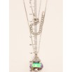 Кулон Xuping цвет Родий с кристаллами Swarovski на цепочке Сумочка кристалл Paradise Shine длина 46-51см фото №5