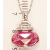 Кулон Xuping цвет Родий с кристаллами Swarovski на цепочке Сумочка кристалл Rose длина 46.5-52см фото №2