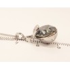 Кулон Xuping цвет Родий с кристаллами Swarovski на цепочке Сумочка кристалл Graphite длина 45.5-51см фото №4 Кулон Xuping цвет Родий с кристаллами Swarovski на цепочке Сумочка кристалл Graphite длина 45.5-51см фото №4