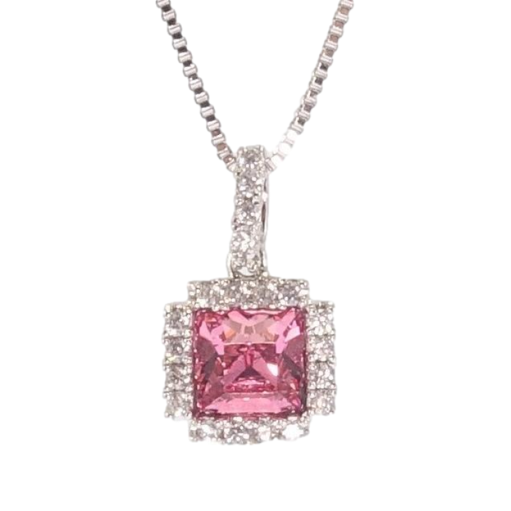 Кулон Xuping цвет Родий с кристаллами Swarovski на цепочке Кристалл Rose в окружении кристаллов длина фото №21 Кулон Xuping цвет Родий с кристаллами Swarovski на цепочке Кристалл Rose в окружении кристаллов длина фото №21