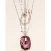 Кулон Xuping цвет Родий с кристаллами Swarovski на цепочке Кристалл Burgundy длина 48-53см фото №5 Кулон Xuping цвет Родий с кристаллами Swarovski на цепочке Кристалл Burgundy длина 48-53см фото №5