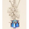 Кулон Xuping цвет Родий с кр-ми Swarovski на цепочке Цветочная феерия с кристальным кубом длина 39-44см фото №2 Кулон Xuping цвет Родий с кр-ми Swarovski на цепочке Цветочная феерия с кристальным кубом длина 39-44см фото №2