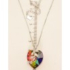 Кулон Xuping колір Родій з кр-ми Swarovski на ланцюжку Кристальне серце Vitrail Medium з гілочкою довжина фото №4 Кулон Xuping колір Родій з кр-ми Swarovski на ланцюжку Кристальне серце Vitrail Medium з гілочкою довжина фото №4