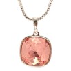 Кулон Xuping колір Родій з кр-ми Swarovski на ланцюжку Кристал Rose довжина 42-47,5см фото №2 Кулон Xuping колір Родій з кр-ми Swarovski на ланцюжку Кристал Rose довжина 42-47,5см фото №2