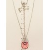 Кулон Xuping колір Родій з кр-ми Swarovski на ланцюжку Кристал Rose довжина 42-47,5см фото №5 Кулон Xuping колір Родій з кр-ми Swarovski на ланцюжку Кристал Rose довжина 42-47,5см фото №5
