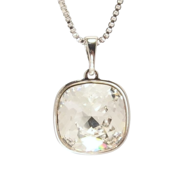 Кулон Xuping колір Родій з кр-ми Swarovski на ланцюжку Кристал Clear довжина 41.5-46,5см фото №22 Кулон Xuping колір Родій з кр-ми Swarovski на ланцюжку Кристал Clear довжина 41.5-46,5см фото №22