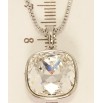 Кулон Xuping цвет Родий с кр-ми Swarovski на цепочке Кристалл Clear длина 41.5-46,5см фото №3 Кулон Xuping цвет Родий с кр-ми Swarovski на цепочке Кристалл Clear длина 41.5-46,5см фото №3