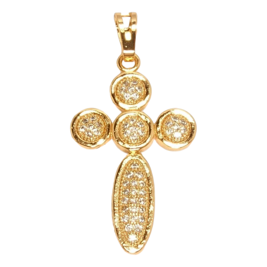 Кулон Xuping Позолота 18K Крест из геометрических фигур фото №1 Кулон Xuping Позолота 18K Крест из геометрических фигур фото №1