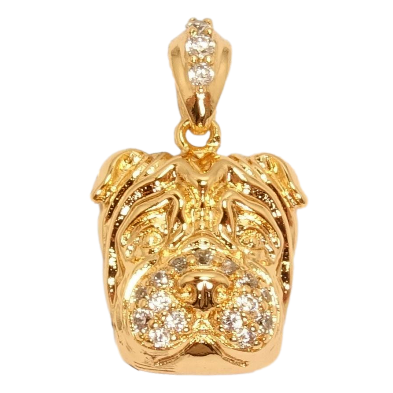 Кулон Xuping Позолота 18K Собача мордочка фото №13 Кулон Xuping Позолота 18K Собача мордочка фото №13