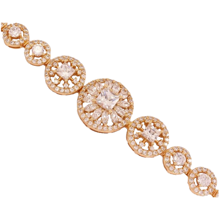 Браслет Xuping Позолота 18K Изысканная роскошь с доп.замком длина 16,5см;18,5см х 8-16мм фото №4