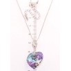 Кулон Xuping цвет Родий с кр-ми Swarovski на цепочке Кристальное сердце Paradise Shine дл.41-46см х 1мм фото №2 Кулон Xuping цвет Родий с кр-ми Swarovski на цепочке Кристальное сердце Paradise Shine дл.41-46см х 1мм фото №2