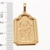 Кулон Xuping Позолота 18 К Знак Зодиака Телец Декор Шагрень фото №2 Кулон Xuping Позолота 18 К Знак Зодиака Телец Декор Шагрень фото №2