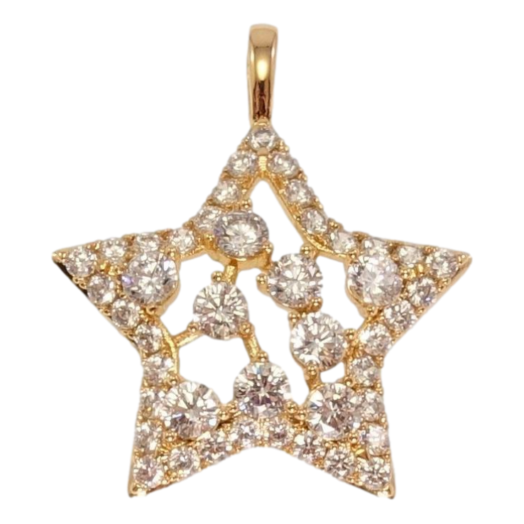 Кулон Xuping Позолота 18K Звезда с цирконием фото №11 Кулон Xuping Позолота 18K Звезда с цирконием фото №11