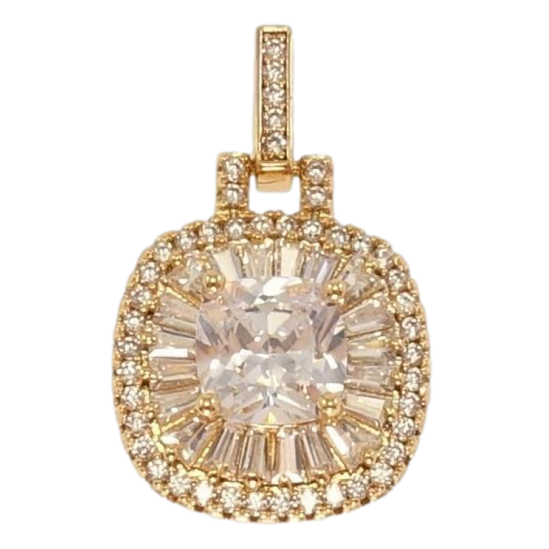 Кулон Xuping Позолота 18K Чарівний блиск кристалів фото №9 Кулон Xuping Позолота 18K Чарівний блиск кристалів фото №9