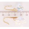 Серьги Xuping цвет 18K с кристаллами Swarovski французский замок Кристаллы Shimmer фото №3 Серьги Xuping цвет 18K с кристаллами Swarovski французский замок Кристаллы Shimmer фото №3
