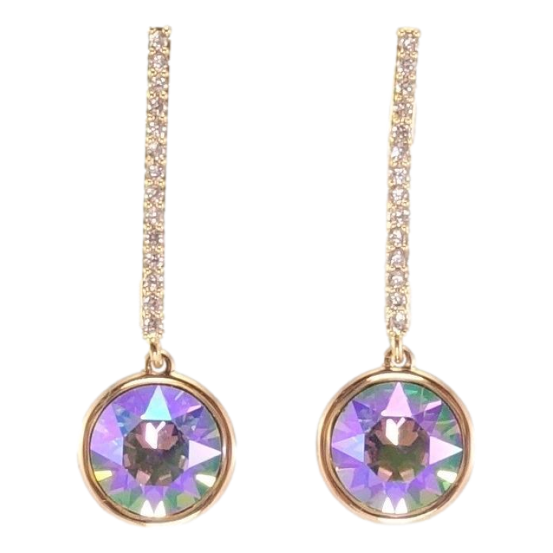 Сережки Xuping колір 18K з кристалами Swarovski пусети "Кристали Paradise Shine на доріжці" фото №1 Сережки Xuping колір 18K з кристалами Swarovski пусети "Кристали Paradise Shine на доріжці" фото №1