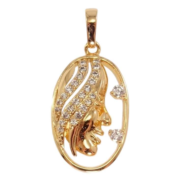 Кулон Xuping Позолота 18K Знак зодіаку Діва фото №3 Кулон Xuping Позолота 18K Знак зодіаку Діва фото №3