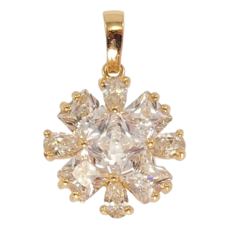 Кулон Xuping Позолота 18K Кристальный цветочек фото №23 Кулон Xuping Позолота 18K Кристальный цветочек фото №23