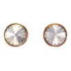 Серьги Xuping цвет 18K с кристаллами Swarovski пусеты Кристалл Silver Shade в ободковой оправе ø фото №2 Серьги Xuping цвет 18K с кристаллами Swarovski пусеты Кристалл Silver Shade в ободковой оправе ø фото №2