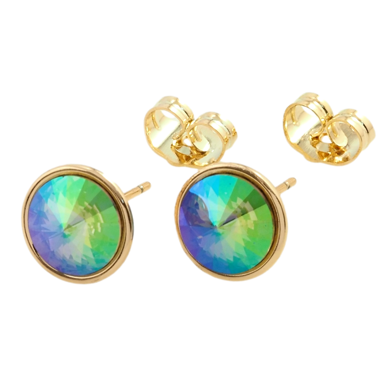 Сережки Xuping колір 18K з кристалами Swarovski пусети Кристал Paradise Shine в ободковій оправі ø фото №23 Сережки Xuping колір 18K з кристалами Swarovski пусети Кристал Paradise Shine в ободковій оправі ø фото №23
