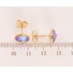 Серьги Xuping цвет 18K с кристаллами Swarovski пусеты Кристалл Paradise Shine в ободковой оправе ø фото №3 Серьги Xuping цвет 18K с кристаллами Swarovski пусеты Кристалл Paradise Shine в ободковой оправе ø фото №3