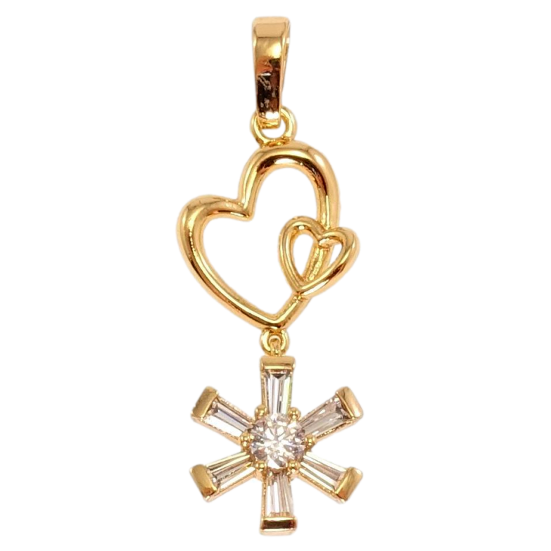 Кулон Xuping Позолота 18K Сердечки з кришталевою зірочкою фото №16 Кулон Xuping Позолота 18K Сердечки з кришталевою зірочкою фото №16