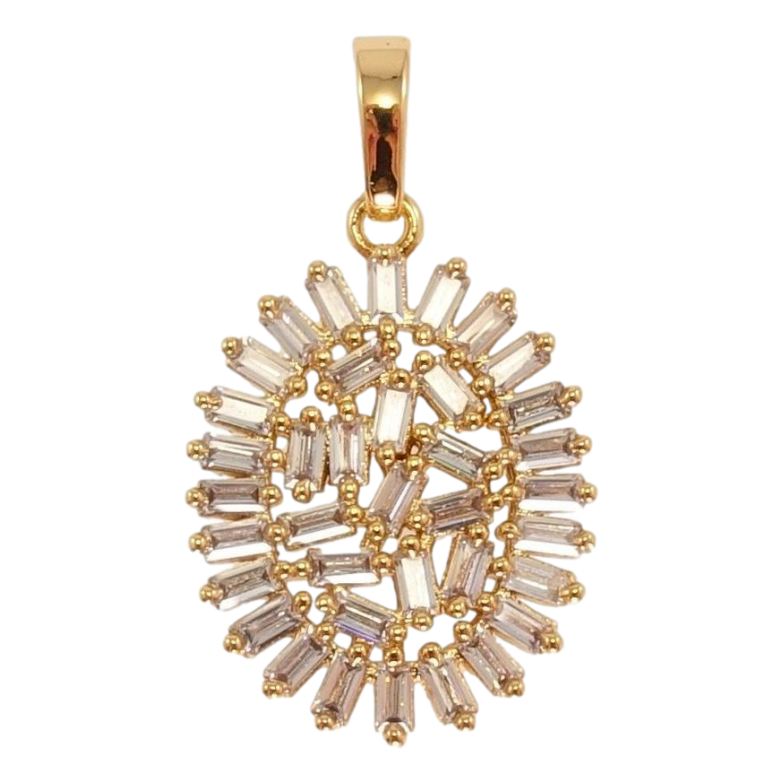 Кулон Xuping Позолота 18K Декоративна кристальна підвіска фото №13 Кулон Xuping Позолота 18K Декоративна кристальна підвіска фото №13