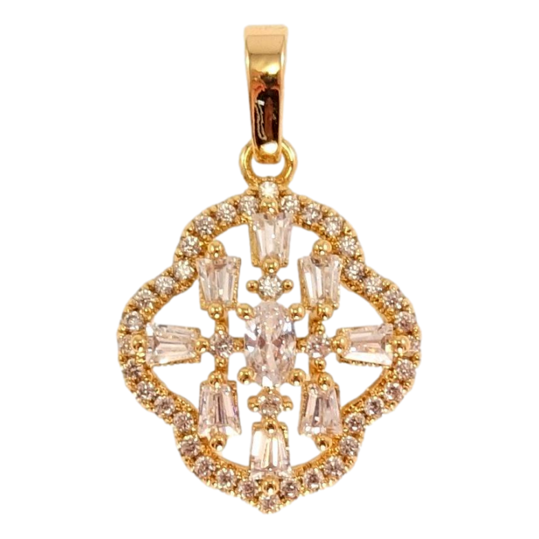 Кулон Xuping Позолота 18K Фігурна кристальна підвіска фото №2 Кулон Xuping Позолота 18K Фігурна кристальна підвіска фото №2