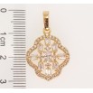 Кулон Xuping Позолота 18K Фигурная кристальная подвеска фото №2 Кулон Xuping Позолота 18K Фигурная кристальная подвеска фото №2