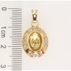 Кулон Xuping Позолота 18K Овальная подвеска с надписью Аллах и вставками циркония фото №2 Кулон Xuping Позолота 18K Овальная подвеска с надписью Аллах и вставками циркония фото №2