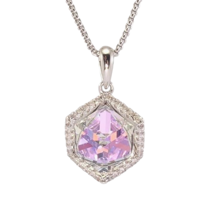 Кулон Xuping колір Родій з кр-ми Swarovski на ланцюжку Кристальний куб в обрамленні кристалів довжина 40-45см х 1мм фото №21 Кулон Xuping колір Родій з кр-ми Swarovski на ланцюжку Кристальний куб в обрамленні кристалів довжина 40-45см х 1мм фото №21