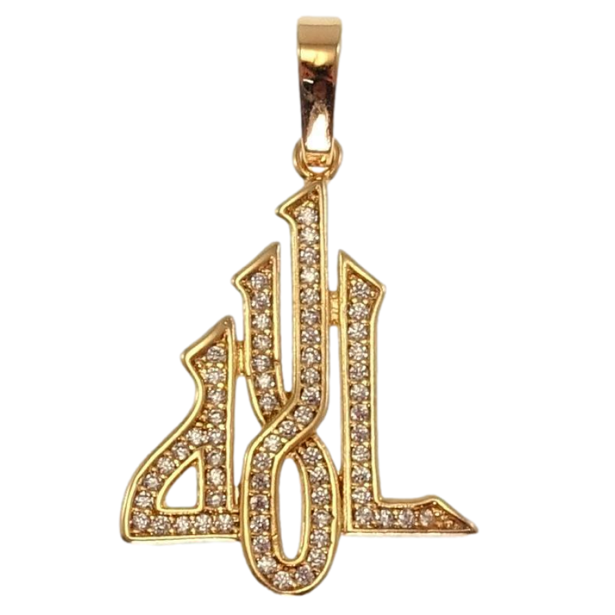 Кулон Xuping Позолота 18K Мусульманская подвеска с цирконием фото №1 Кулон Xuping Позолота 18K Мусульманская подвеска с цирконием фото №1