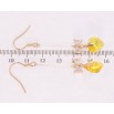 Сережки Xuping колір 18K з кристалами Swarovski французький замок Кристальне серце Citrine з фото №3 Сережки Xuping колір 18K з кристалами Swarovski французький замок Кристальне серце Citrine з фото №3