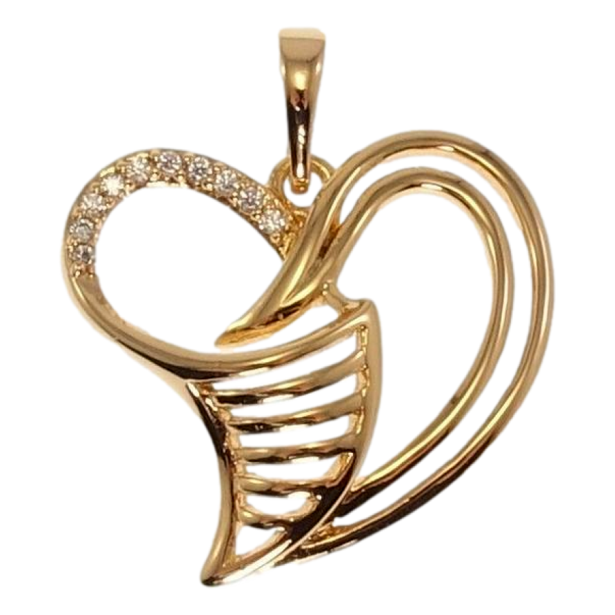 Кулон Xuping Позолота 18K Декоративное сердечко фото №1 Кулон Xuping Позолота 18K Декоративное сердечко фото №1