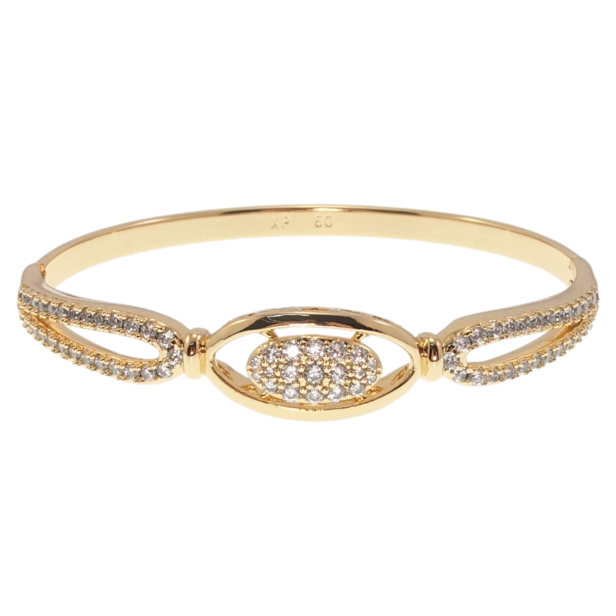 Браслет Xuping Позолота 18K Жіночність ø 6см фото №1 Браслет Xuping Позолота 18K Жіночність ø 6см фото №1