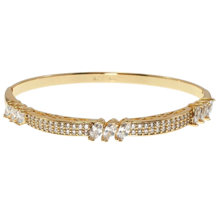 Браслет Xuping Позолота 18K Кристальна класика ø 6см фото №12 Браслет Xuping Позолота 18K Кристальна класика ø 6см фото №12