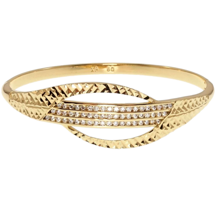 Браслет Xuping Позолота 18K Єднання ø 6см фото №5 Браслет Xuping Позолота 18K Єднання ø 6см фото №5