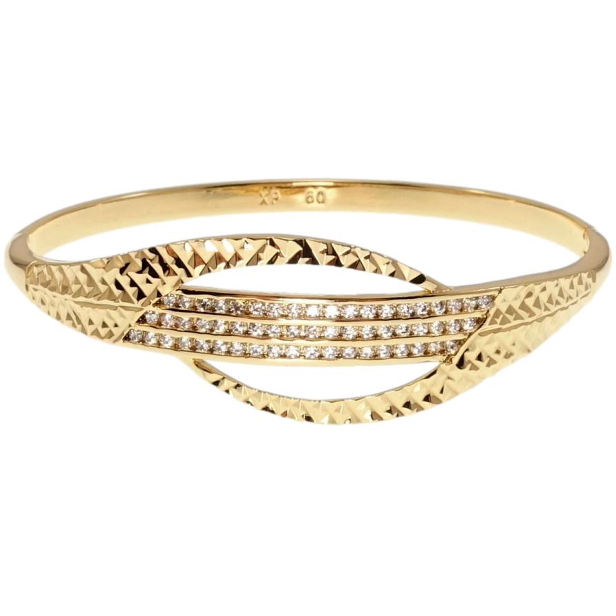 Браслет Xuping Позолота 18K Єднання ø 6см фото №1 Браслет Xuping Позолота 18K Єднання ø 6см фото №1