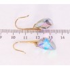 Серьги Xuping цвет 18K с кристаллами Swarovski французский замок Кристальные треугольники Vitrail Light фото №2 Серьги Xuping цвет 18K с кристаллами Swarovski французский замок Кристальные треугольники Vitrail Light фото №2