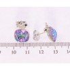 Сережки Xuping колір Родій з кристалами Swarovski пусети Кристали Paradise Shine з пташками фото №2