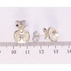 Серьги Xuping цвет Родий с кристаллами Swarovski пусеты Кристаллы Clear с птичками фото №2 Серьги Xuping цвет Родий с кристаллами Swarovski пусеты Кристаллы Clear с птичками фото №2