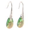 Серьги Xuping цвет Родий с кристаллами Swarovski французский замок Кристаллы Crystal Tabac фото №2 Серьги Xuping цвет Родий с кристаллами Swarovski французский замок Кристаллы Crystal Tabac фото №2