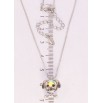 Кулон Xuping колір Родій з кр-ми Swarovski на ланцюжку Собачка кристал Shimmer довжина 39-44,5см х 1мм фото №2 Кулон Xuping колір Родій з кр-ми Swarovski на ланцюжку Собачка кристал Shimmer довжина 39-44,5см х 1мм фото №2