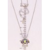 Кулон Xuping колір Родій з кр-ми Swarovski на ланцюжку Собачка кристал Paradise Shine довжина 40-45см х 1мм фото №2 Кулон Xuping колір Родій з кр-ми Swarovski на ланцюжку Собачка кристал Paradise Shine довжина 40-45см х 1мм фото №2