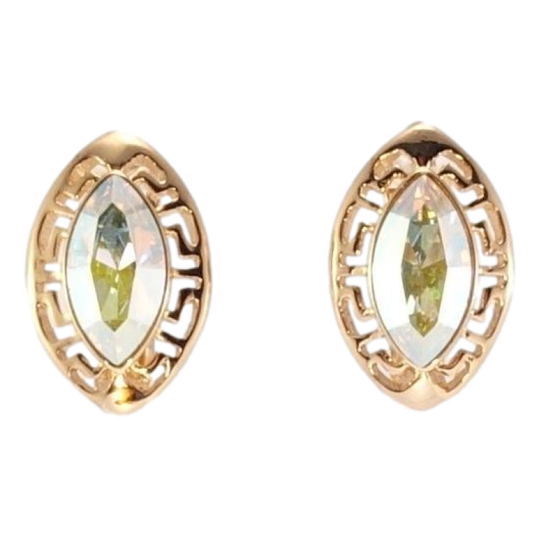 Сережки Xuping колір 18K з кристалами Swarovski англійський замок Грецькі мотиви з кристалом Luminous Green фото №4 Сережки Xuping колір 18K з кристалами Swarovski англійський замок Грецькі мотиви з кристалом Luminous Green фото №4
