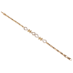 Браслет Xuping Позолота 18K Цветочки и капельки с цирконием длина 19.5см х 3-7мм фото №2 Браслет Xuping Позолота 18K Цветочки и капельки с цирконием длина 19.5см х 3-7мм фото №2